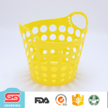New ideas durable handle colored plastic laundry baskets for wholesale